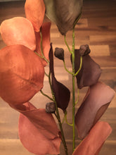 Load image into Gallery viewer, Two-Tone Eucalyptus leaves with berries - BRN

