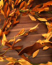 Load image into Gallery viewer, 53&quot; Willow Eucalyptus Garland in summer warm colors

