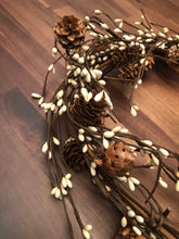 Load image into Gallery viewer, 5&#39; Harvest mini berries with cone garland
