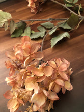 Load image into Gallery viewer, 38&quot; Maple Leaf Cone Hydrangea spray in Rust
